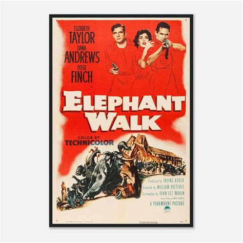 Elephant Walk (1954) Movie Poster Print - Citiesbox