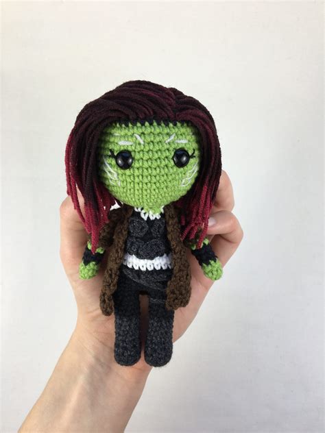 Gamora crochet pattern, Guardians of the Galaxy amigurumi PDF ...
