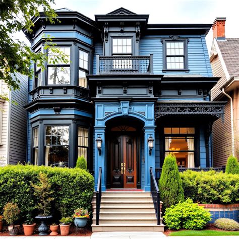 25 Blue Houses With Black Trim Ideas You Must See