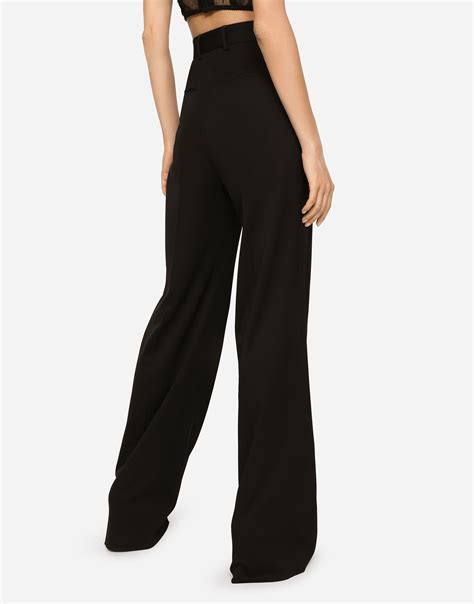 PANTALONE in Black for Women | Dolce&Gabbana® US