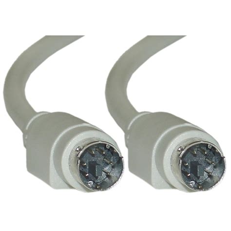 PS/2 Cable, Keyboard / Mouse, PS/2(MiniDin6) Male, 6 Conductor ...