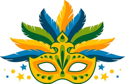 máscara de carnaval ilustración 14386199 PNG