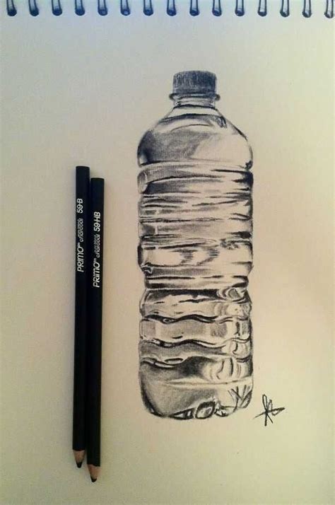 How To Draw A Water Bottle Realistic at John Marker blog