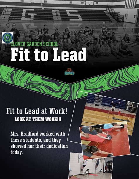 Mrs. Bradford's Fit to Lead class!!! – Clover Garden School