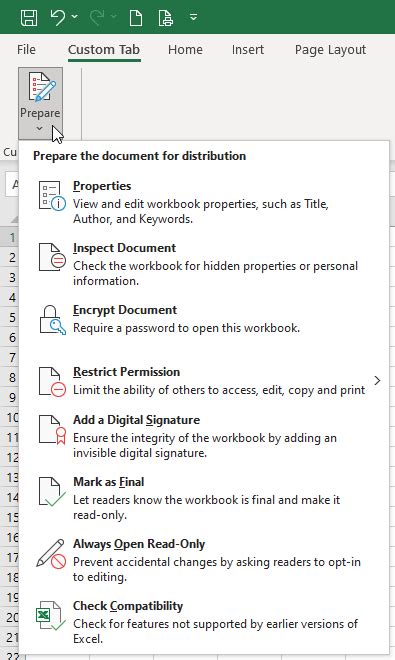 Image result for FileMenu Excel