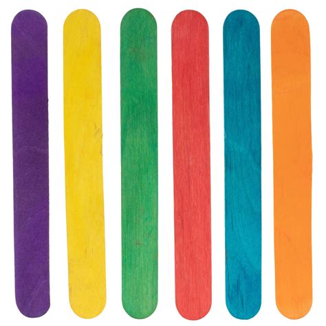Colored Popsicle Stick