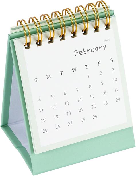 Amazon.com : Mini Desk Calendar, June 2023 - Dec 2024 Small Desktop ...