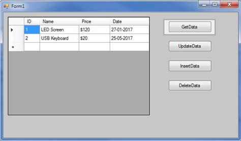 Image result for Dataset Tutorial in C