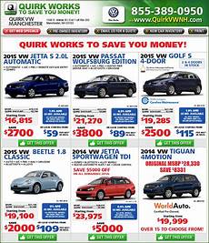 Quirk Volkswagen Manchester Nh by Shop Quirk Volkswagen Manchester Nh Specials At Quirk Volkswagen Manchester Nh