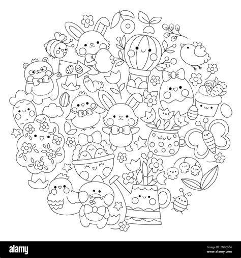 Easter Coloring Pages Cute