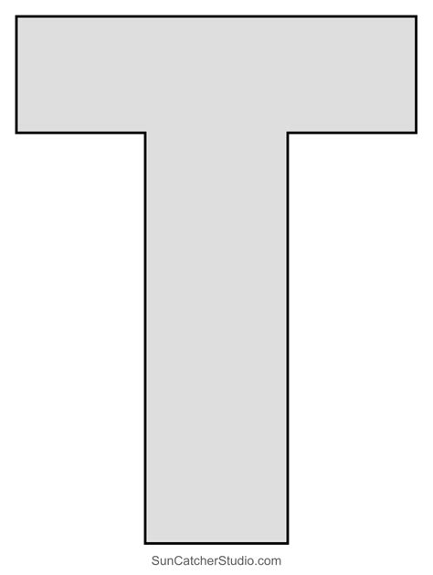 Extra Large Alphabet Stencils Free Letter Stencils (Printable