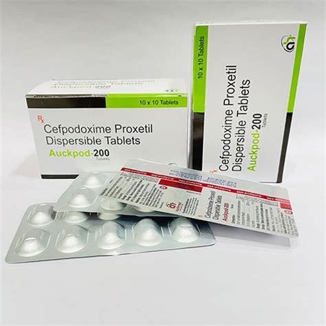 Cefpodoxime Proxetil 200mg (Dispersable tab) ALU PACK Tablets Ellanjey