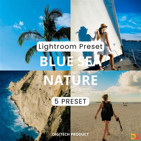 Blue Sea Nature Lightroom Presets – Beach & Ocean Photo Preset Pack ...