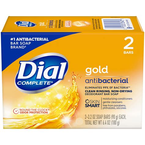 Amazon.com : Dial Gold Antibacterial Deodorant Bar Soap, 3.2 Ounce ...
