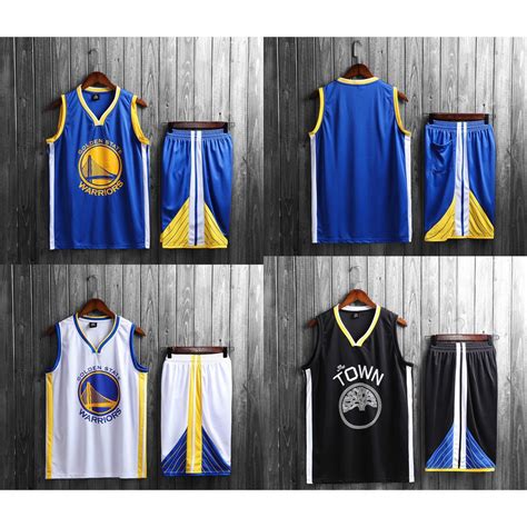 NBA Golden State Warriors Adult Basketball Jersey 3 Colors C2WO ...