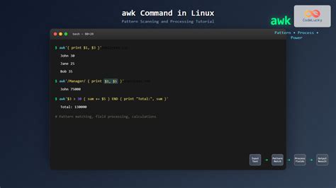 Awk Command Examples 的图像结果