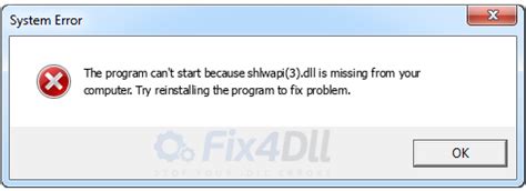 shlwapi(3).dll is missing? Download it for Windows 7, 8, 10, Xp, Vista ...