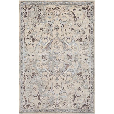Surya Asia Minor 8 X 10 (ft) Cream Medallion Oriental Area Rug in the ...