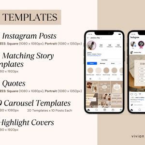 Buy 950 Instagram Templates | Neutral Brown Beige Templates | Canva ...