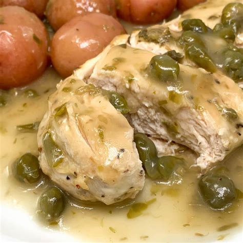 Slow Cooker Chicken Piccata - Hot Rod's Recipes