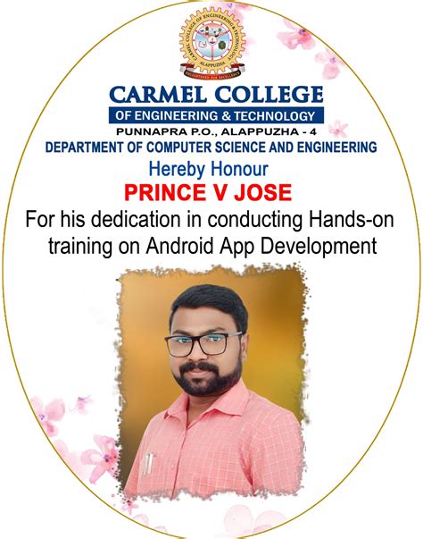 Welcome - Carmel College of Engineering and Technology