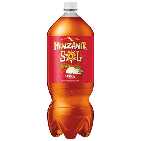 Manzanita Sol Apple Flavored Soda Pop, 2 Liter Bottle Ingredients ...