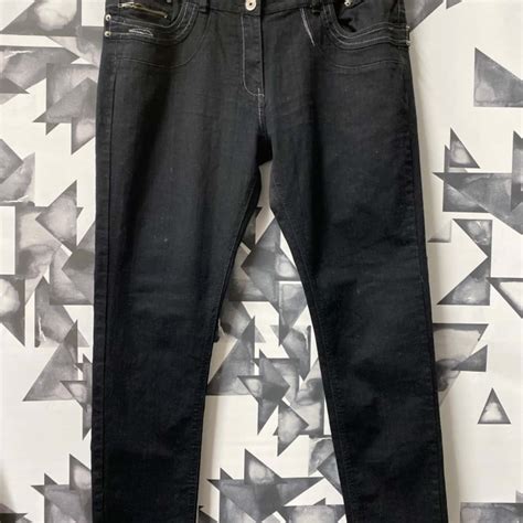 City Chic denim Womens Size 18 Black stretch jeans (s)
