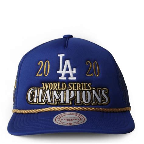 MITCHELL & NESS MLB Los Angeles Dodgers Champions Trucker Hat HT9420 ...