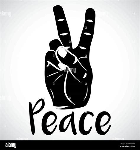 Peace Symbol With Fingers