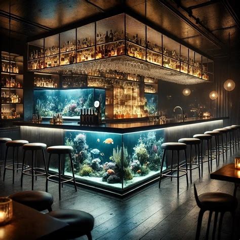 Enhance your bar's ambiance with stunning aquarium decor. Discover ...