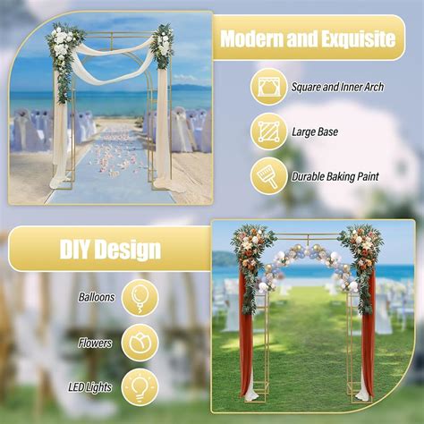 EurHomePlus Wedding Arch Backdrop Stand, Wedding Arches for India | Ubuy