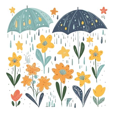 Cartoon April Showers PNG, Vector, PSD, and Clipart With Transparent ...