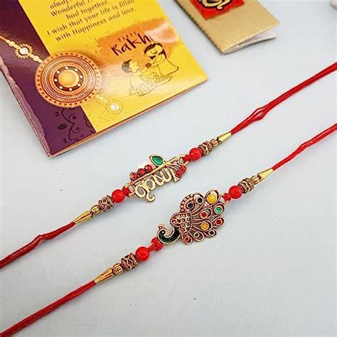 CraftVatika Krishna Rakhi for Brother Peacock Rakhi for Brother Rakhi ...