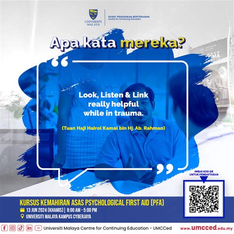 Kemahiran Asas Psychological First Aid – UMcourse