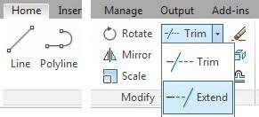 Image result for How to Use Extend Command in AutoCAD