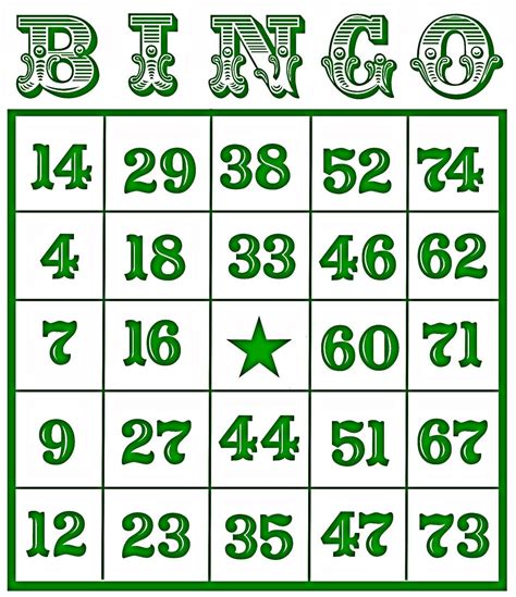 Free Printable Bingo Cards - Templates Printable