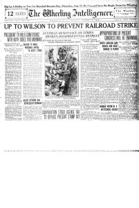 Wheeling Intelligencer Archives, Aug 14, 1916, p. 1