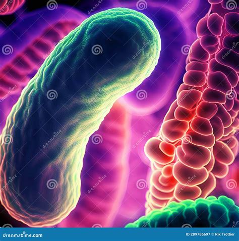 E.Coli bacterium stock illustration. Illustration of lower - 289786697