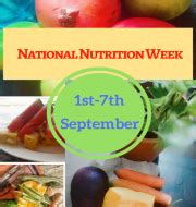 National Nutrition Week: 1 to 7th September – GKToday