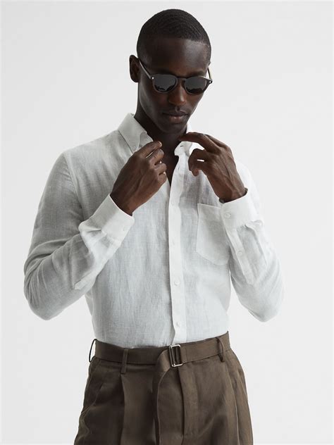 Best Men S White Linen Shirt Uk at Ronald Caster blog