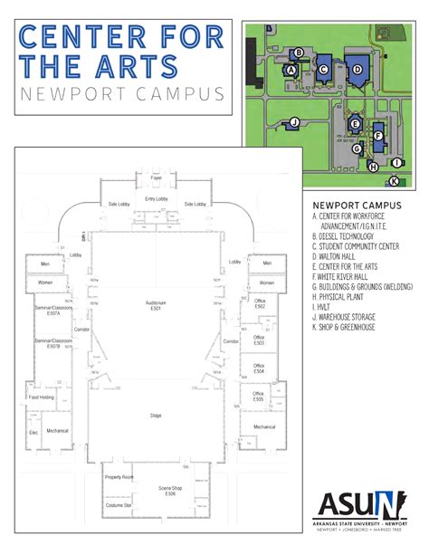 Arkansas State University Newport Campus Map (2025-2015) - All Maps