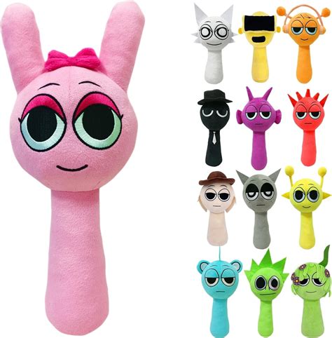 Sprunki Plush, 10'' Sprunky Wenda and Gray Plushies, Sprunk Soft and ...