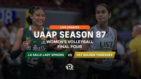 La Salle vs Ust - UAAP Season 87 Women’s Volleyball Final Four - Philippines Times