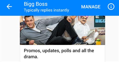 Chat bots and TV shows-Big Boss Bot