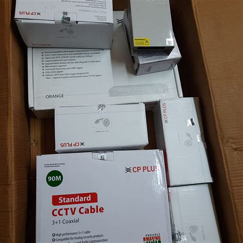 Buy CP PLUS 2.4MP Outdoor Bullet Wired Cameras 4 Pcs, 4CH DVR without ...