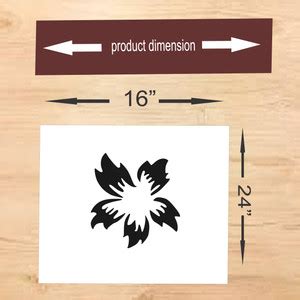 LKstencilprint flower Wall Design Stencil for Wall Painting for Home ...