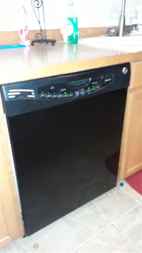 GE General Electric quiet power 2 black under counter dishwasher for ...