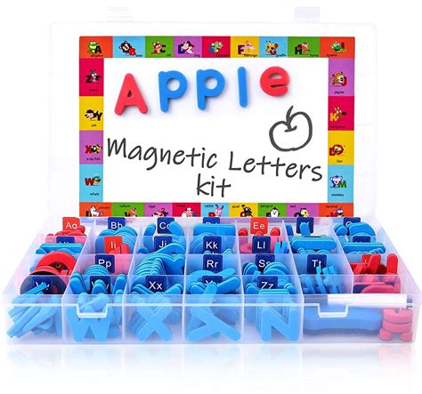 Magnetic Letters Kit, Classroom Magnets 238 Pcs with Large Double-Side ...