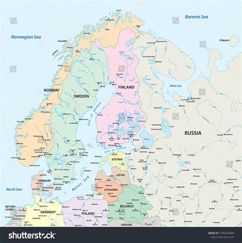 Detailed Map Norway Royalty-Free Images, Stock Photos & Pictures | Shutterstock