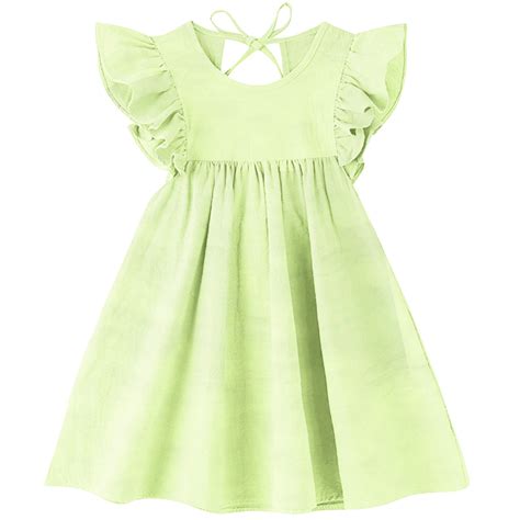 The Baby Atelier Lime Green Organic Sleeves Dress – AllThingsBaby.com